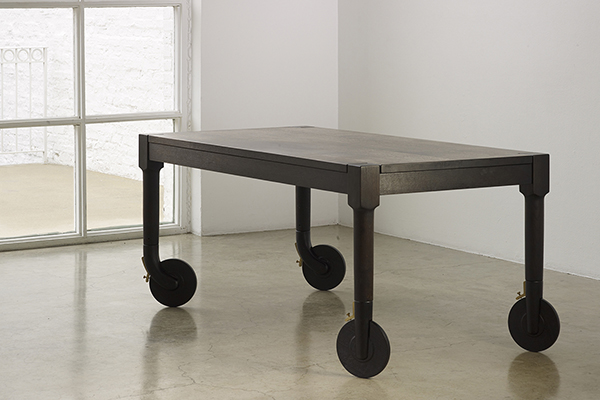 Rolling Dining Table